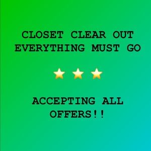 Everything must go!!